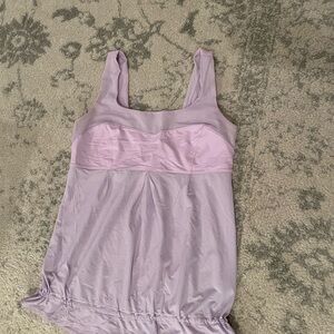 lululemon athletica Purple Tank Top with Textured Fabric